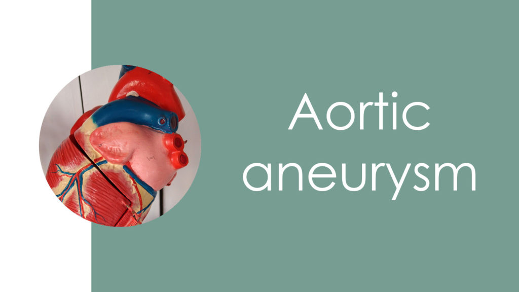 Aortic aneurysm3