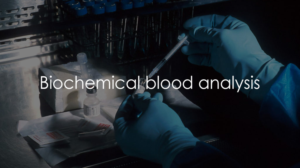 Biochemical blood analysis