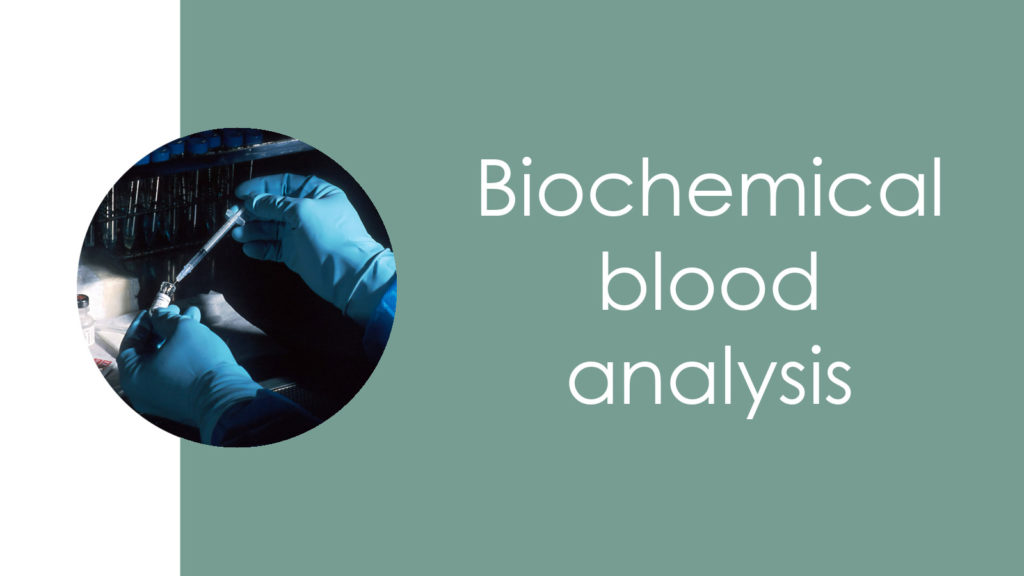 Biochemical blood analysis3