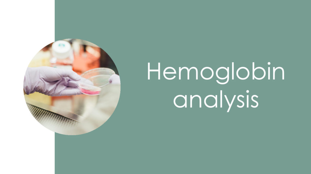 Hemoglobin analysis3