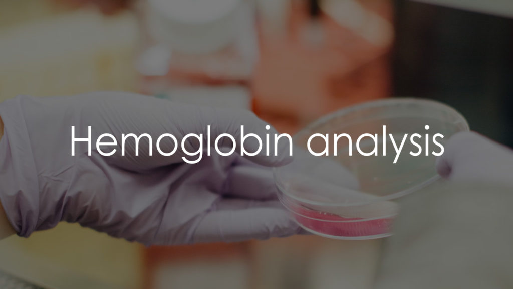 Hemoglobin analysis