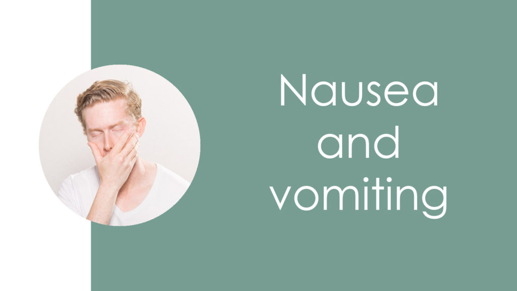 Nausea and vomiting3