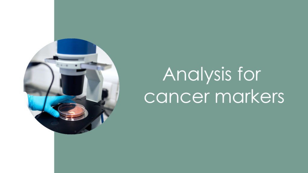 Analysis for cancer markers2