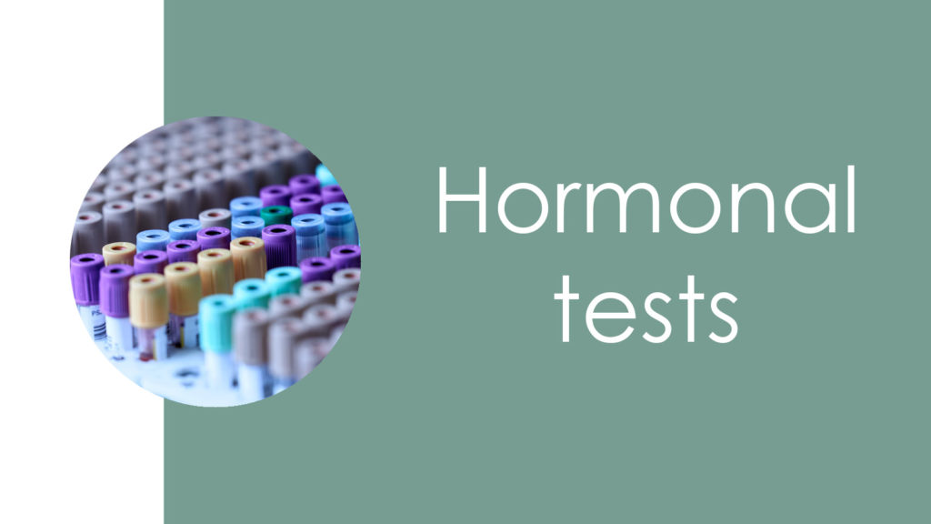 Hormonal tests2