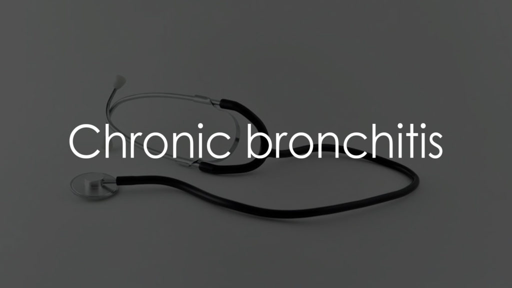 Chronic bronchitis4